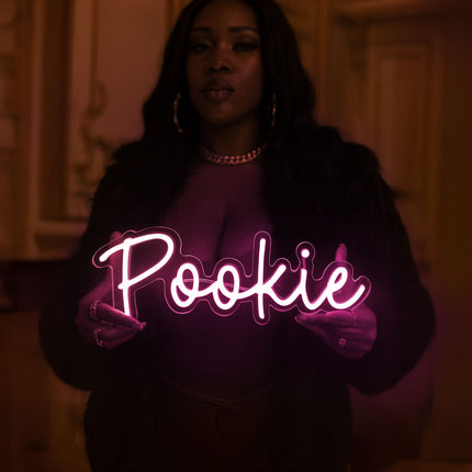 Néon LED 'Pookie' rose - Decoration 
