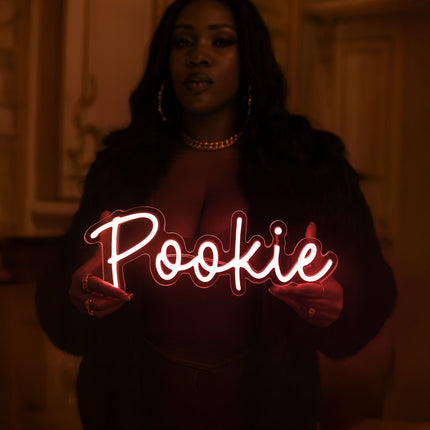 Néon LED 'Pookie' rouge -  Lumière LED , Décoration
